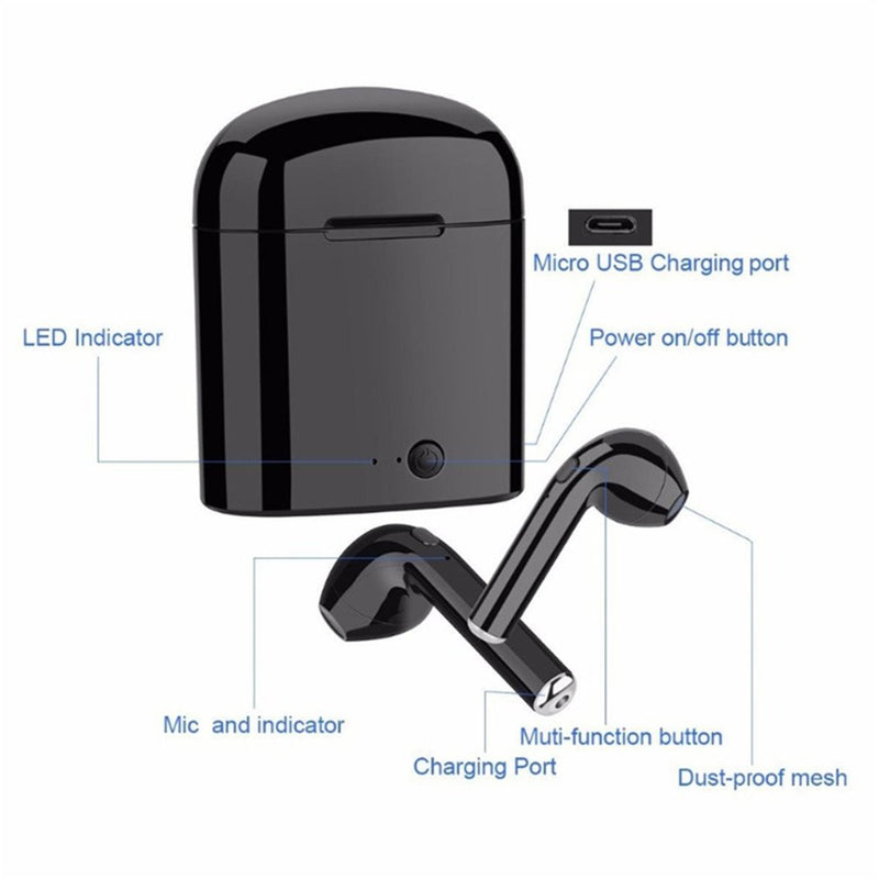 Audifonos inalambricos TWS i7 Mini