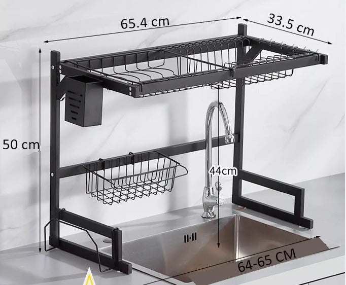 Escurridor De Platos Platero Metálico